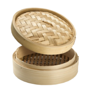 Bamboo Momo Basket – Traditional Steamer for Healthy Cooking
