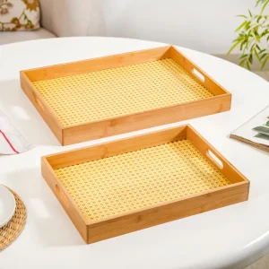 Bamboo Handle Tray